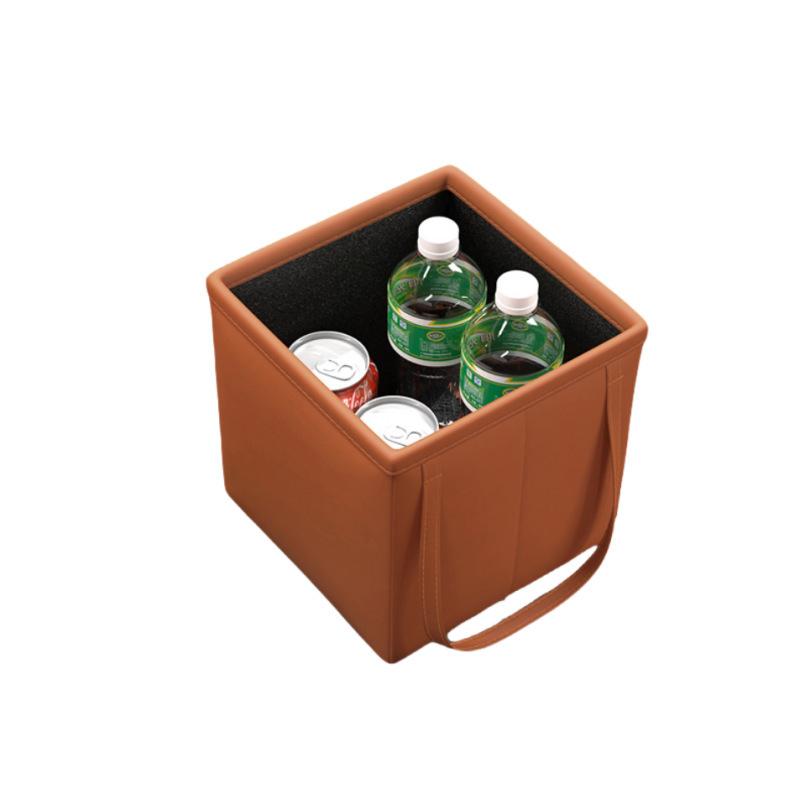 Car Foldable Trash Can Portable Waste Bin Auto Storage Box Garbage Bottle Tools Trunk Organizer Supplies Interior Accessories