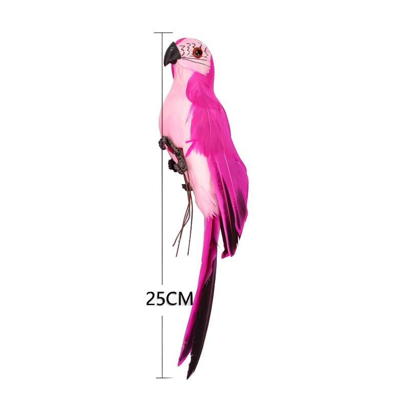 25/35Cm Simulation Parrot Garden Decoration Creative Lawn Figurine Ornament Animal Bird Outdoor Garden Party Prop Decoration