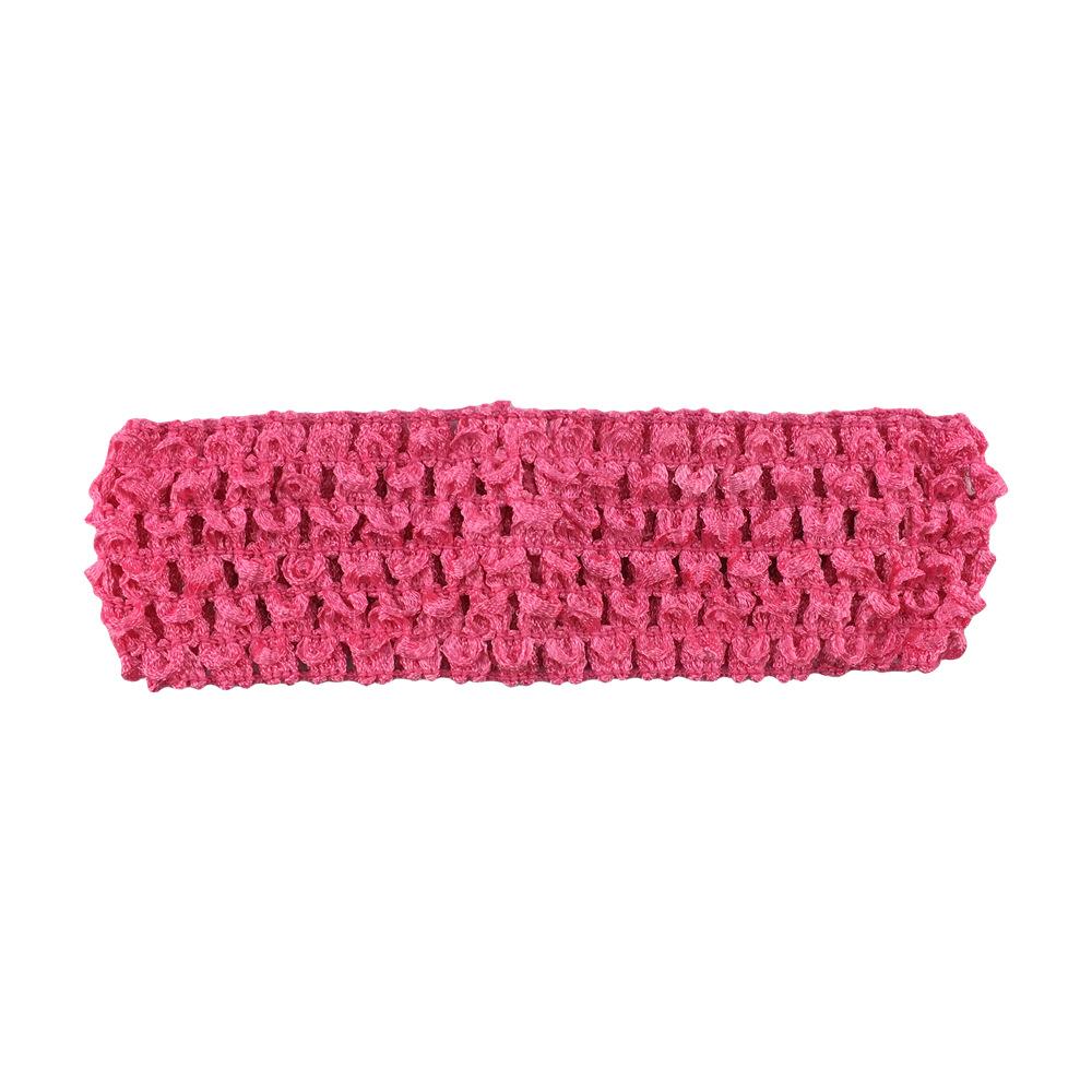 Silk Knitted Elastic Headband 1.5Inch Crochet Headband Crochet Headband 39 Colors Optional