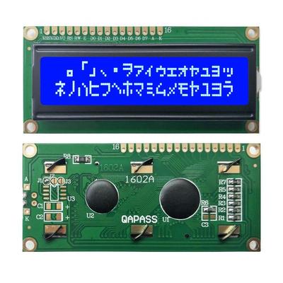 1602A LCD Punktmatrix 16x2 Zeichen Blau Display Modul