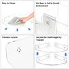 2 Pack Bathroom Corner Shelf Transparent Acrylic Wall Mount Floating Organizer