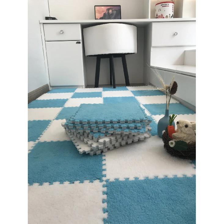 20pcs Activities Mat For Baby Soft Plush Kids Carpet   Children's Play Rugs Toys EVA Foam Babies Puzzle Interlock Floor Mats 30*