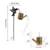 Watering Can Solar Light Hummingbird Watering Can LED Solar Lights Waterproof Garden Decor Ambient Lighting for Outdoor Patio