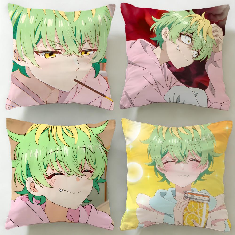 Tei no San Shimai wa Angai Choroi Cushion Cover Soft EasyWash Pillow Case Versatile for Couch Bed Travel and Office