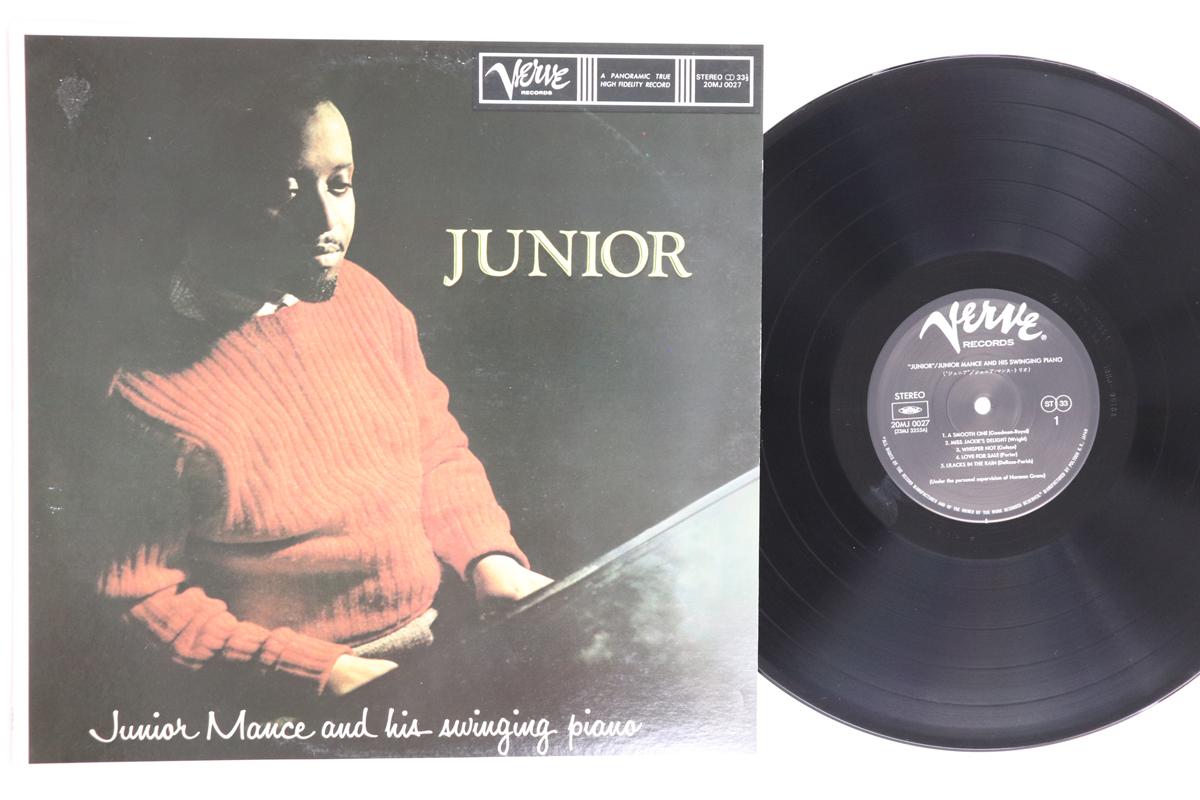 

LP Record JUNIOR MANCE Junior 20MJ0027 VERVE 1985 Japan Jazz Used