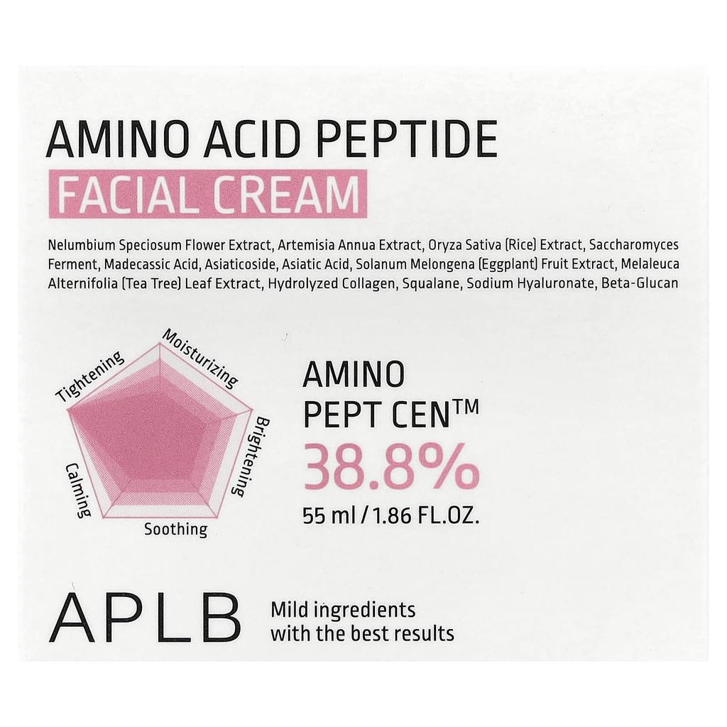 APLB Amino Acid Peptide Facial Cream, 55ml (1.86 Fl Oz)