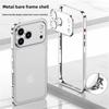 High Quality Metal Camera Lens Frame Bumper Mobile Phone case for iPhone 13 14 15 16 17 Pro 17pro Max case Matel Aluminum