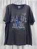 Vintage NEW YORK GIANTS Shirt Trench Striped Faded 90s Single Stitch
