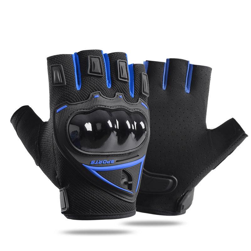 Motorcycle riding full finger touch screen gloves men's sports protection fitness wear-resistant anti-drop locomotive electric vehicle gloves