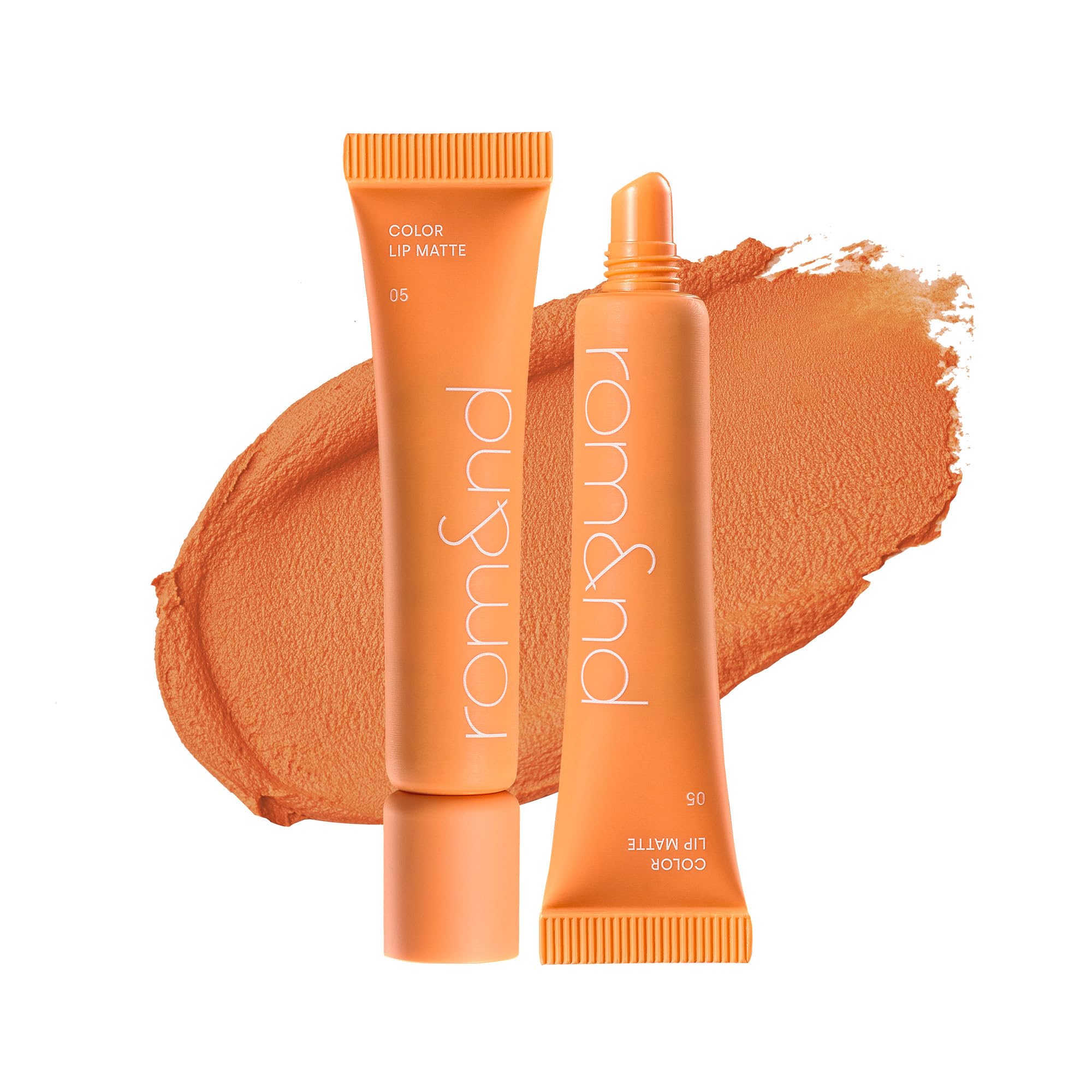 

COLOR LIP MATTE Color Lip Matte Lip Primer Korean Cosmetics Lip Tint Velvet Matte Lip Lipstick High Color Nude [romand] (05 Mango, 8g)