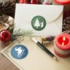 Gingerbread House Wax Seal Stamps Christmas Sock Sleigh Wax Seal Stamp Head Christmas Eve for Invitations Envelope Cards Gift