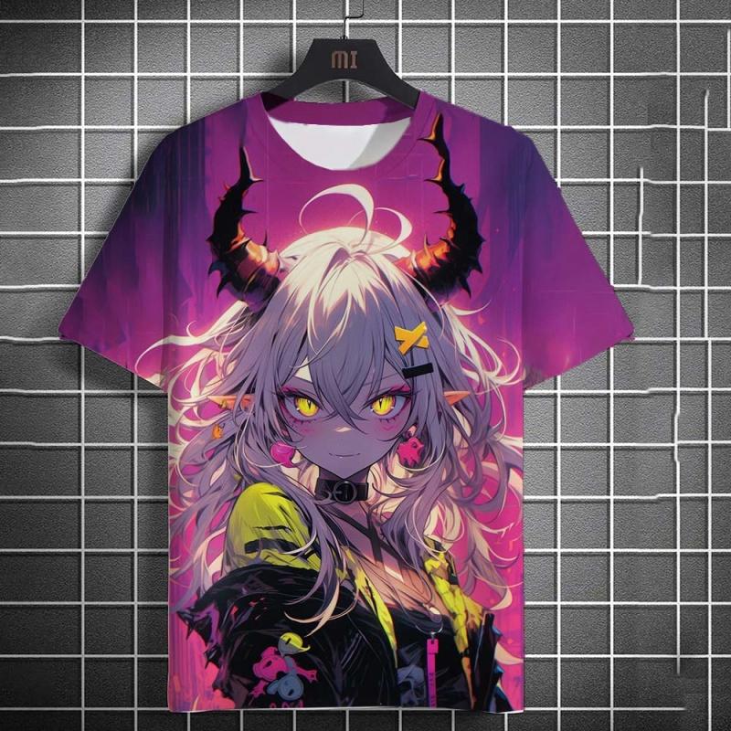 Fashion Devil Beauty Pattern T-Shirt For Men Cool 3D Printed Tees Casual Unisex Short Sleeve Round Neck Tops Street T Shirts