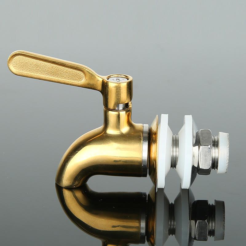 Ceramic Wine Jar with Stainless Steel and Copper Valve Spout