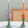 Handmade Flower-shaped Candlestick Nordic Style Desktop Tulip Ornament  Party Ambience