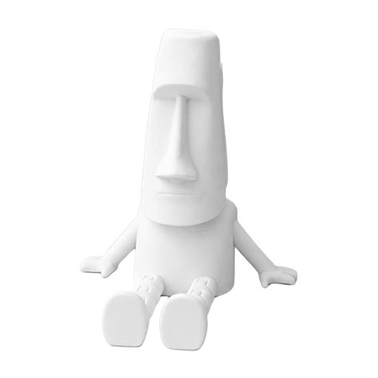 3D Printed Moai Statue Movable Limbs Ornament with Easter