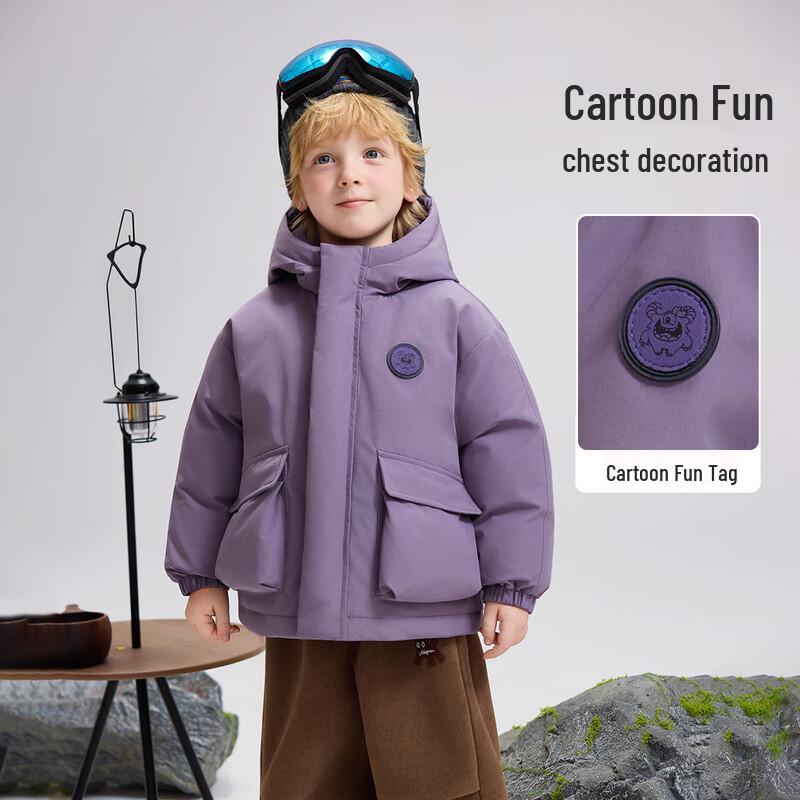 ASK JUNIOR Boys  Hooded Padded Winter Jacket 90