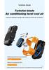 Portable USB Cross-body Waist and Neck Fan for Outdoor Use