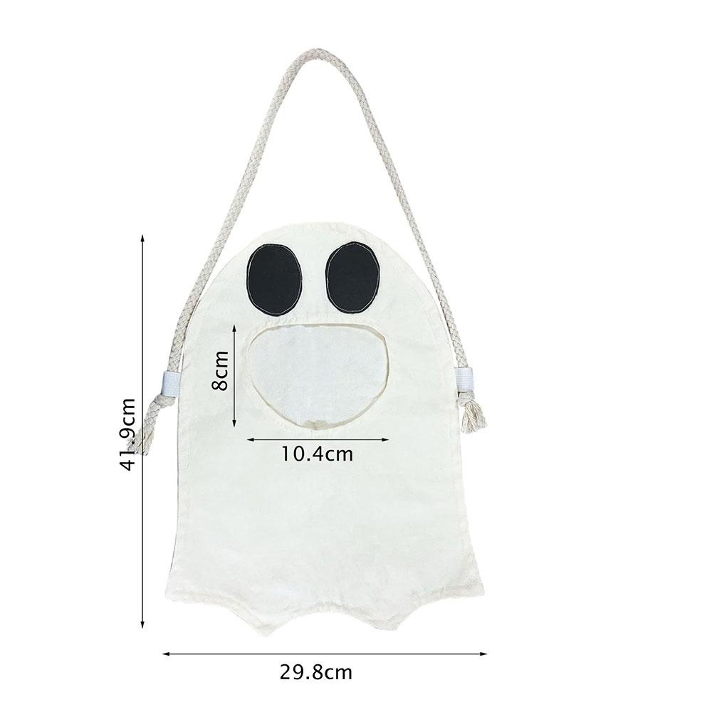 DIY Halloween Ghost Candy Bag: Cute Ghost-Shaped Treat Bag, Trick-or-Treat Pouch, Halloween Party Supplies, Storage Bag