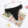 3Pcs/Set Women Cotton G-string Panties Female Underpants Breathable Underwear Solid Color Thongs Lace Trim Comfort Sexy Lingerie