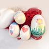 10PC White Easter Foam Egg DIY Painting Polystyrene Styrofoam Home Egg Balls Party Decoration Supplies Lightweight Handemade