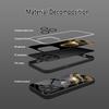 Light Luxury Gold Scorpion Pattern Glass Phone Case for Samsung A07 A26 A36 A56 A16 A24 A405 A25 A15 A04 A34 A54 A24 A05 4G 5G