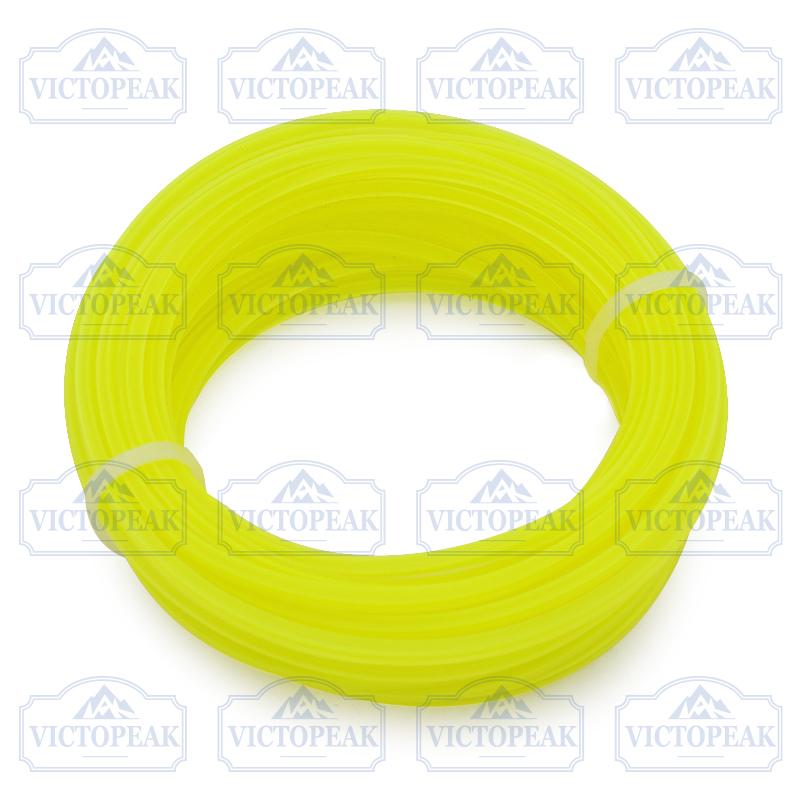 2Pcs Garden Power Tool Accessories Grass Cutter Parts Pentagon Yellow 5m 3.0mm Trimmer Serrated Line Weed Replacement Parts