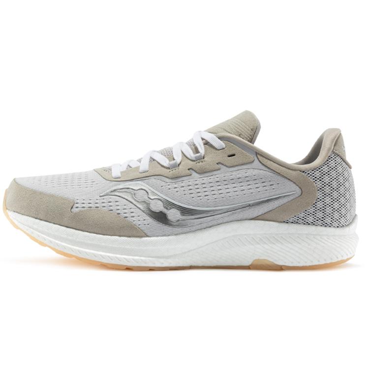 

Saucony Freedom 4 Freely Cushioning Anti-Slip Wear-Resistant Breathability Low-Top Running Shoes Men s Khaki Gray S20617-15(M) 44