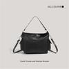 American Retro Large Capacity Crossbody Motorcycle Bag Black Tote Bag Hobo Bag Girls Bag Messenger Bag