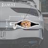 Creative Car Stickers Scratch Covering Car Decorative Sticker Pet Car Stickers  Car Window Glass