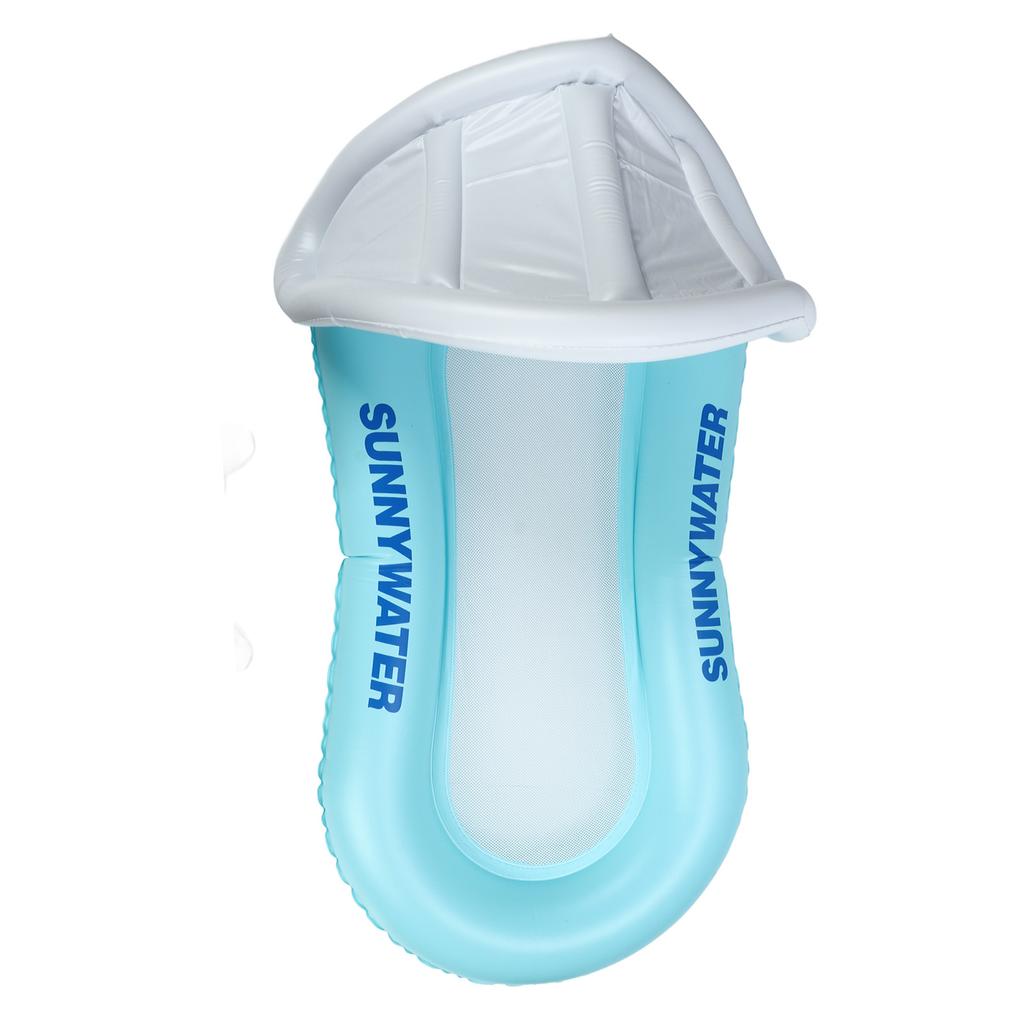 Inflatable Float with Shed PVC and Nylon Thicken Inflatable Pool Lounger Float for Man Woman