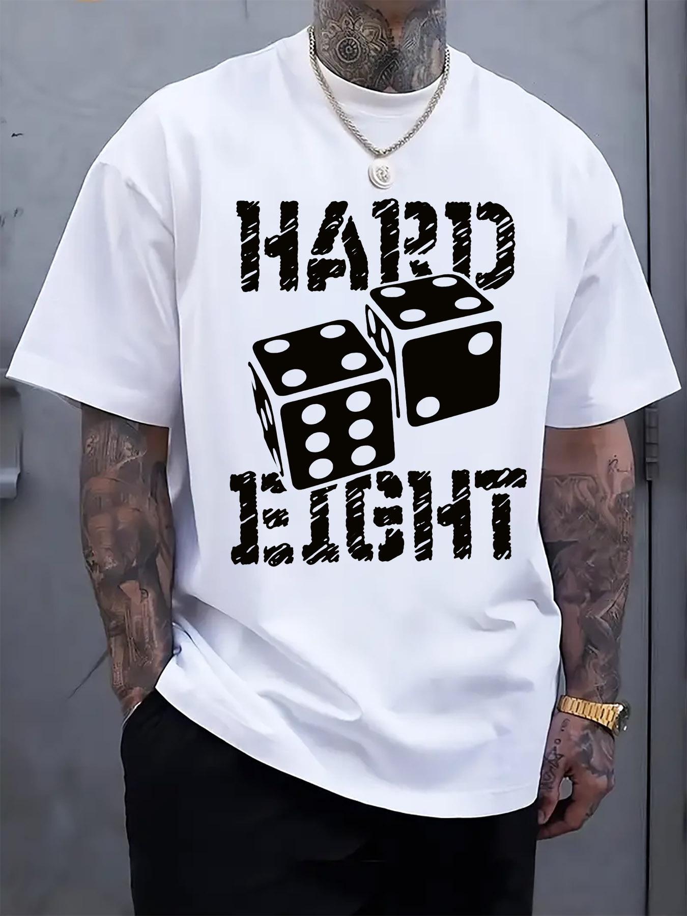 Hard Eight Graphic Tshirt - Casual Crew Neck Short Sleeve... M