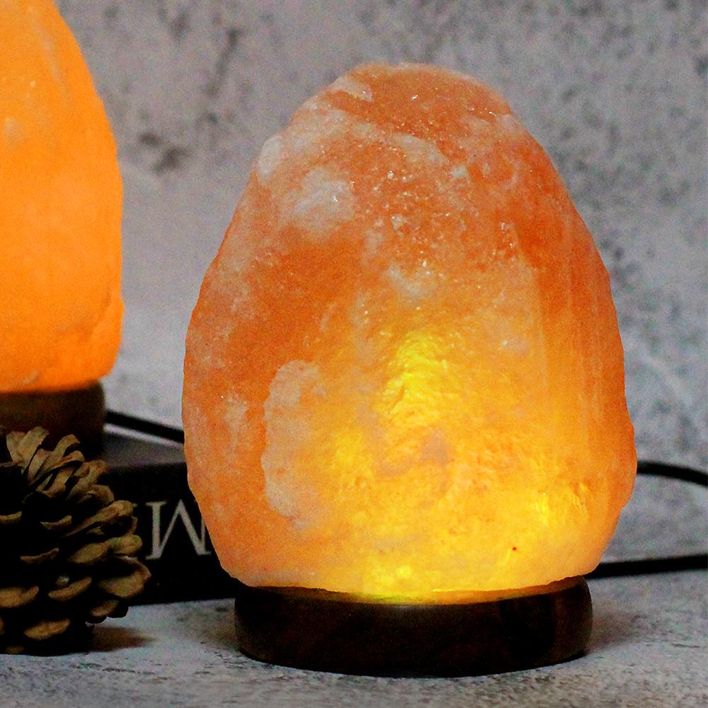 

Гімалайська соляна лампа USB з кольоровим світлодіодом і теплим жовтим нічником 0.5W