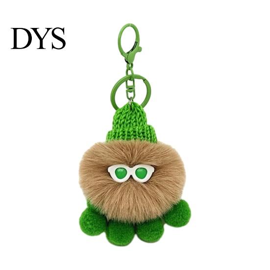 ZeeDier Sleutelhanger Pluche Octopus Sleutelhanger, Pluizig Gevuld Tas Hanger, Hangende Zachte Gebreide Muts met Sleutelhanger voor Rugzakken en Handtassen Sleutelhanger
