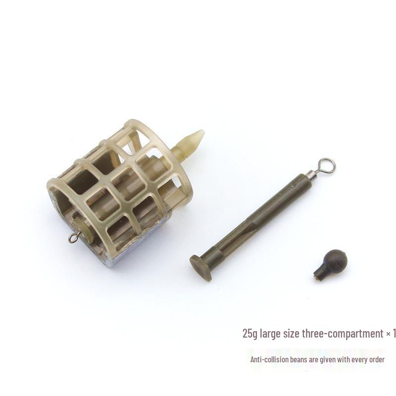 Feide European Style Carp Fishing Bait Cage with Lead Weight Bait Holder Groundbait Feeder.