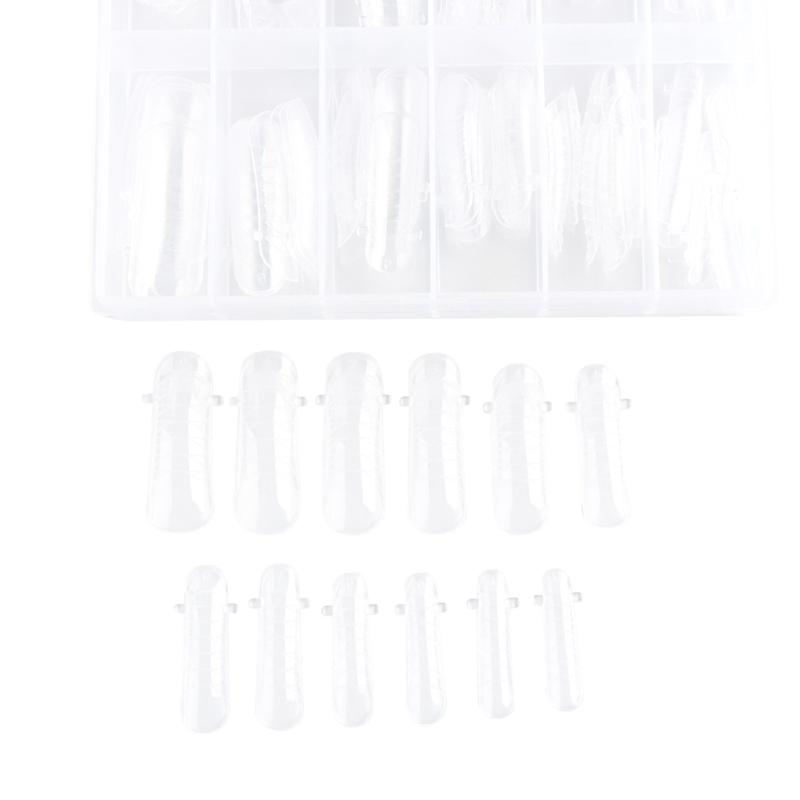 Poly-Extension Gel Dual Nail Form Builder Nail Gel Nail Molds Oval False Nail Tips for Gel Manicure Nail Art Designs