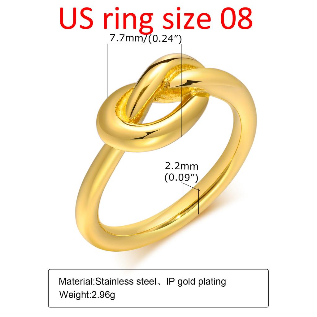 Tie The Knot Pendant Necklace for Women, Stainles Steel Forever Love Knot Infinity Jewelry Wedding Bridal Party