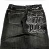 DRIPX Tendenza Street Americana Y2K Jeans Larghi Ricamati con Lettere Uomo Harajuku Nuovi Pantaloni Larghi Oversize Hip Hop Unisex Jeans a Straccio