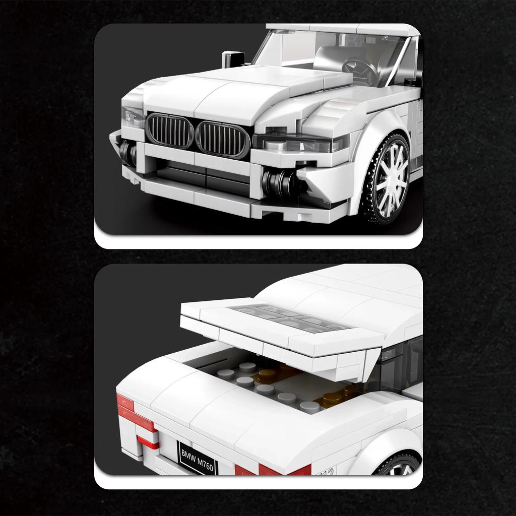 Ungiftig 398 Teile Berühmtes Auto Bausteine Klassisches Speed Sportwagen Fahrzeugmodell Steine Sammlung Display Kinder DIY Spielzeug Feiertagsgeschenke