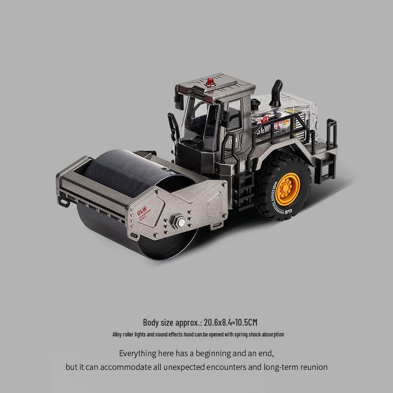 Steel Power Alloy Wheel Loader Toy - Bulldozer & Engineering Vehicle for Kids