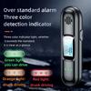 Non-contact Alcohol Tester Breathalyzer With LED Screen Digital Display 3-color Indicator Portable Breath Tester (English)