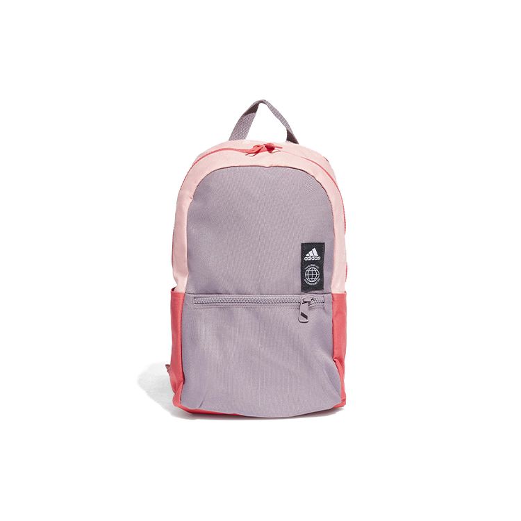 

Adidas Classic XS Minimalist Color Block Large Capacity Recycled Polyester Backpack Unisex Backpack Purple Pink FN0981 Purple Pink Multicolor