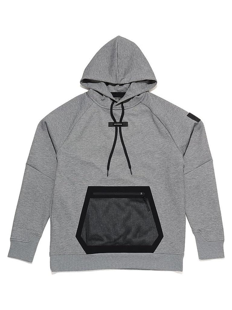 On Size Grey Men's Hoodie, M,