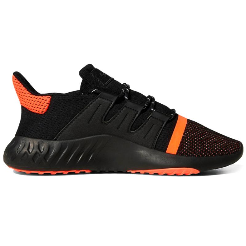 Adidas Tubular Dusk 'Black Solar Red' Sneakers AQ1189