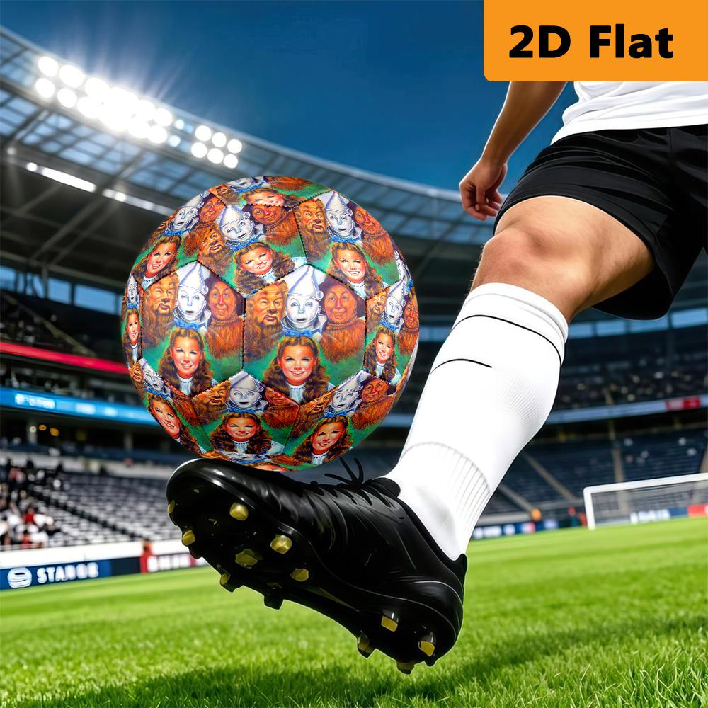 Fantasy Adventure Journey Soccer Ball Suitable for Both Training and Competition High Elasticity No. 5 Football Very Elastic Entertainment