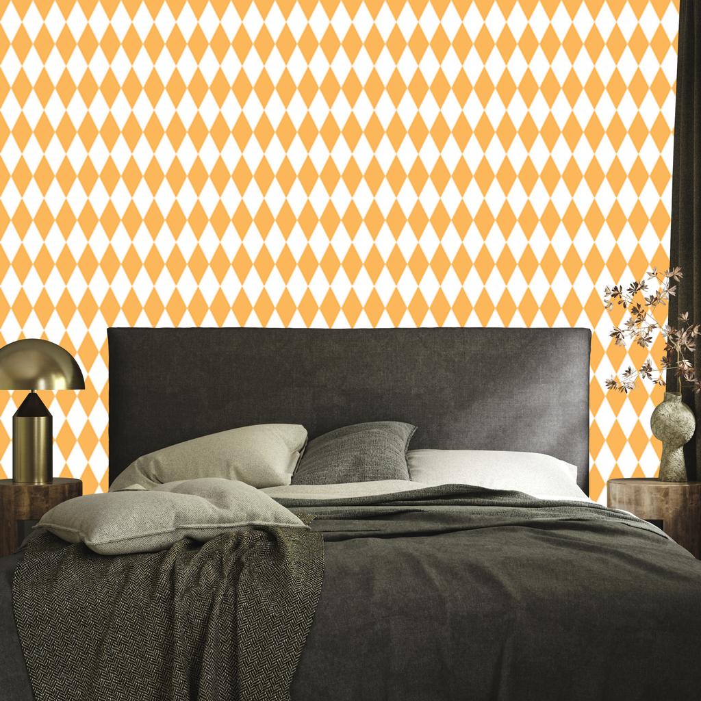 Harlequin Diamonds Wallpaper Cream and White for Living Room and Bedroom 50x1000