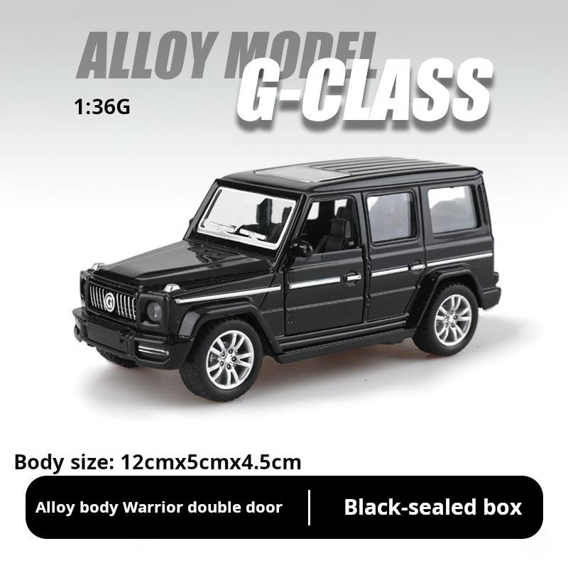 

Масштаб 1/36 BENZ Большой G Внедорожник Детский сплав Машинка Большой G Игрушка для мальчика Модель автомобиля Украшение Детская модель автомобиля чёрный