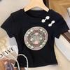 Girls' Summer Short-sleeved New Chinese Style Girls' Fashionable T-shirts Children's Summer Chinese Style Tops