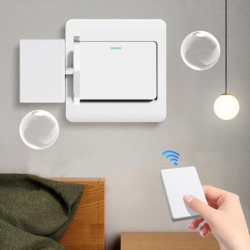 Telecomandă wireless fără cabluri Instrument de oprire/pornire Apăsător automat de butoane Telecomandă leneșă Comutatoare cu buton pentru oprirea luminii