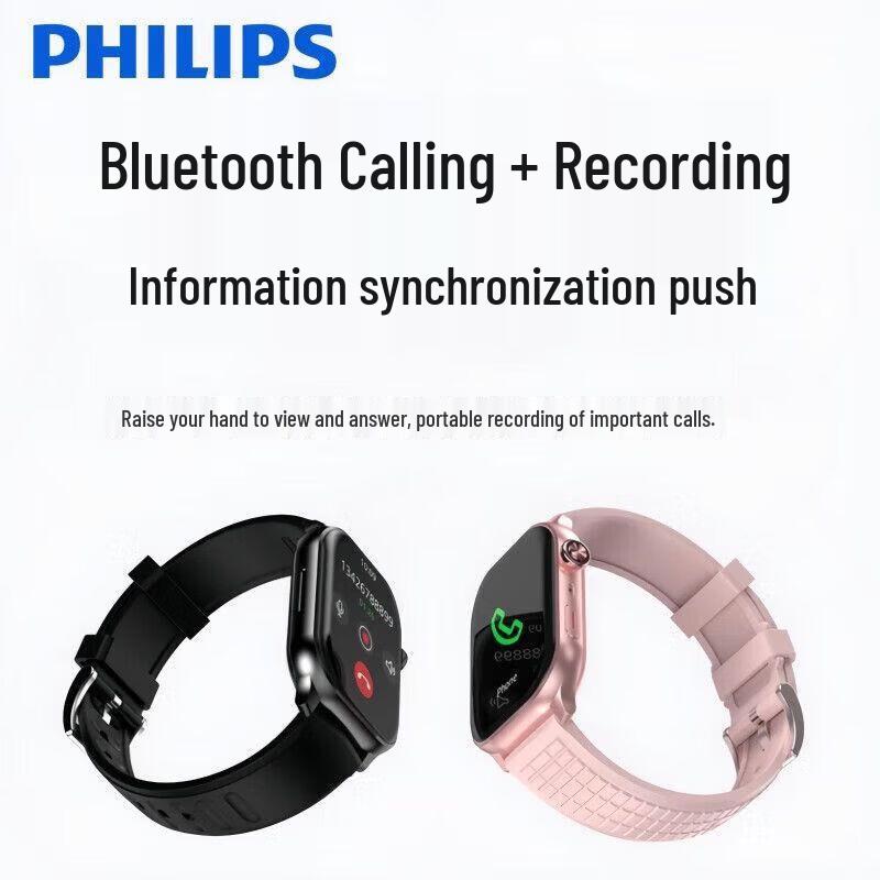 Philips VTR5208 AI Recording Smart Watch