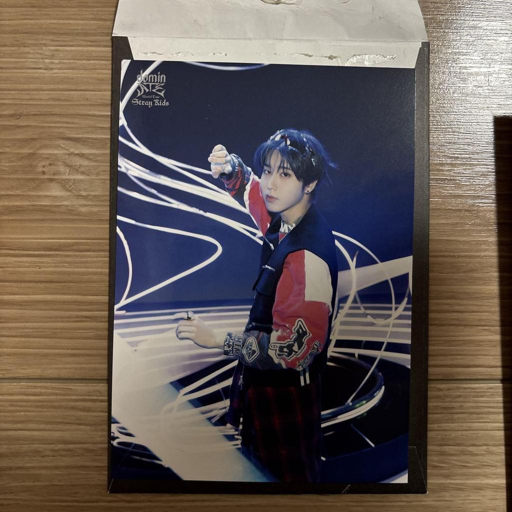 [USED] Stray Kids Han Dome in ATE stickers, tracksuits, trading cards